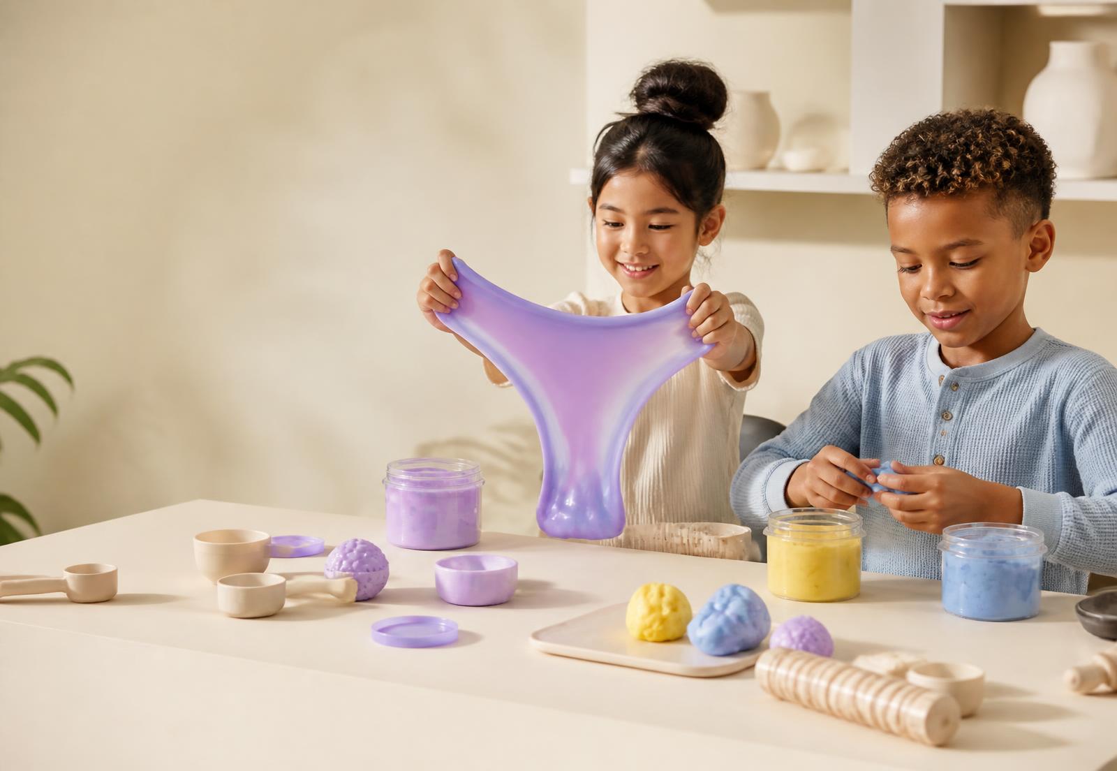 Children enjoying sensory play